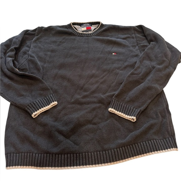 Tommy Hilfiger Navy Blue Polo Crew Sweater XXL - Picture 5 of 7